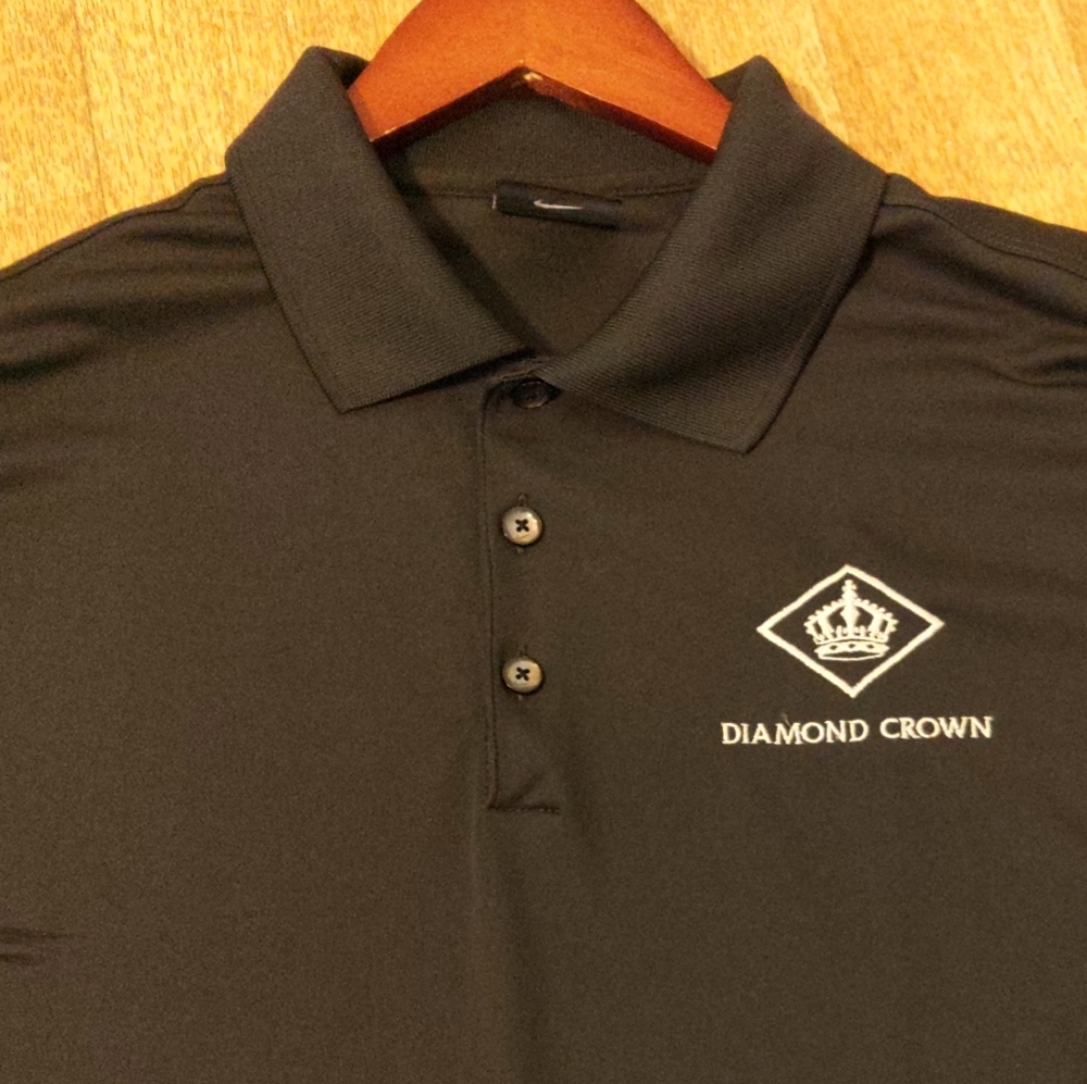 Diamond Crown Cigar Nike Golf Polo
